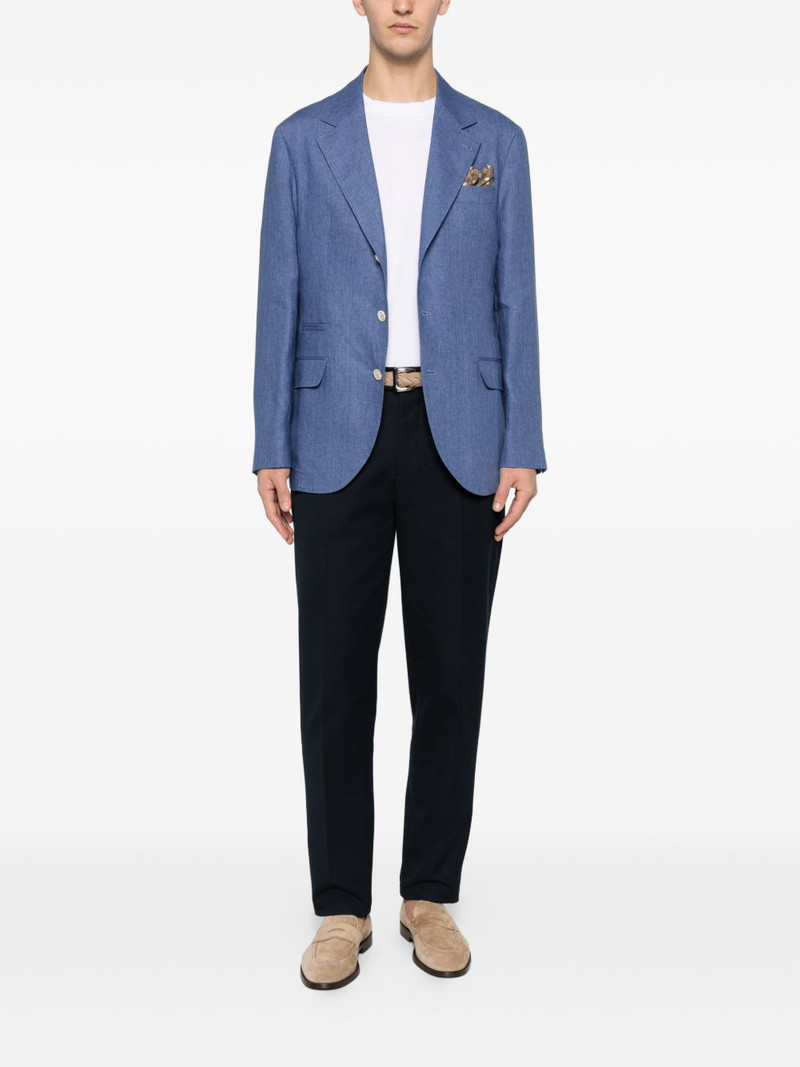Brunello Cucinelli single-breasted blazer outlook