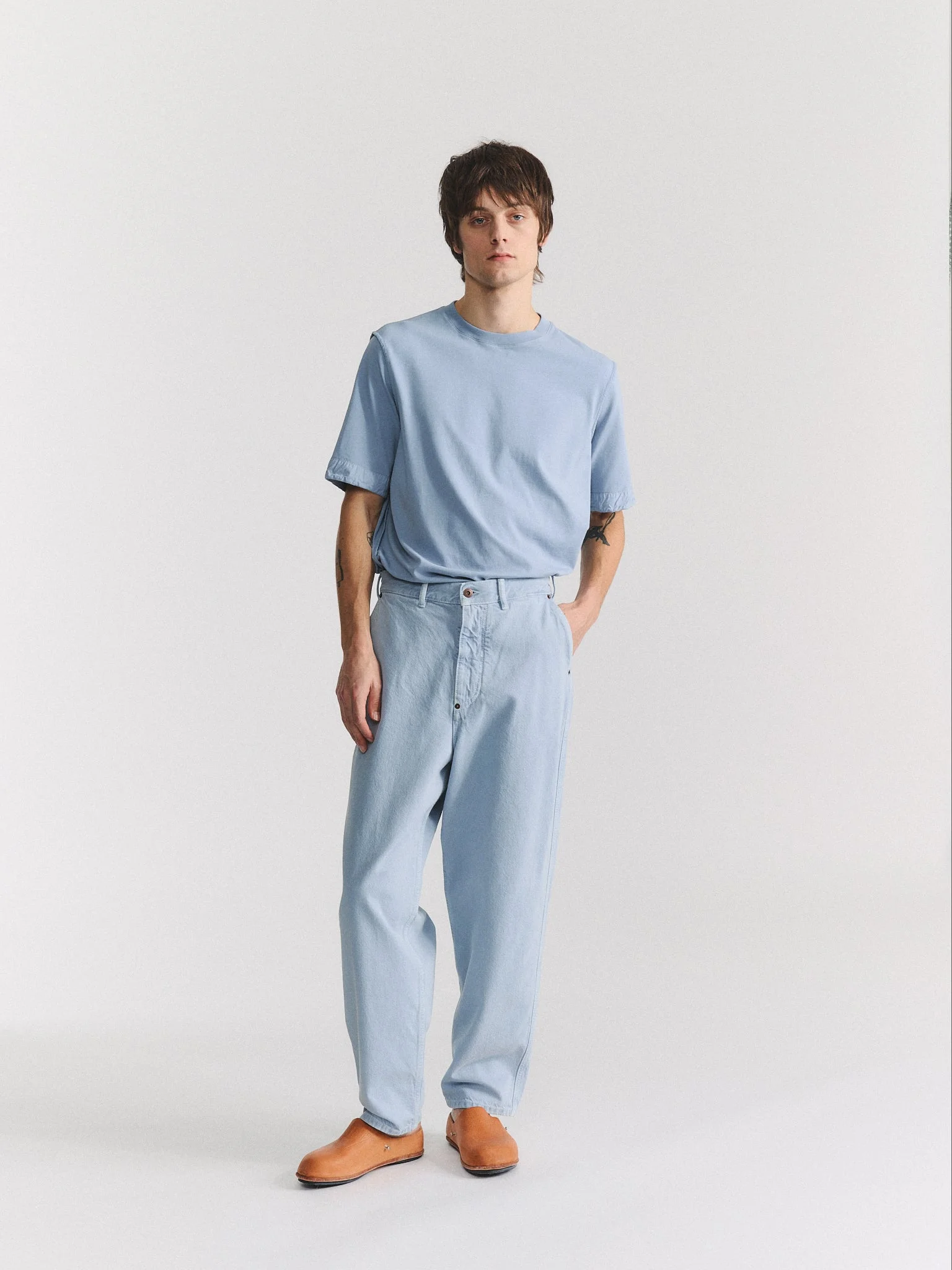 LEONARDO PANT - H DENIM - GLACIER - 1
