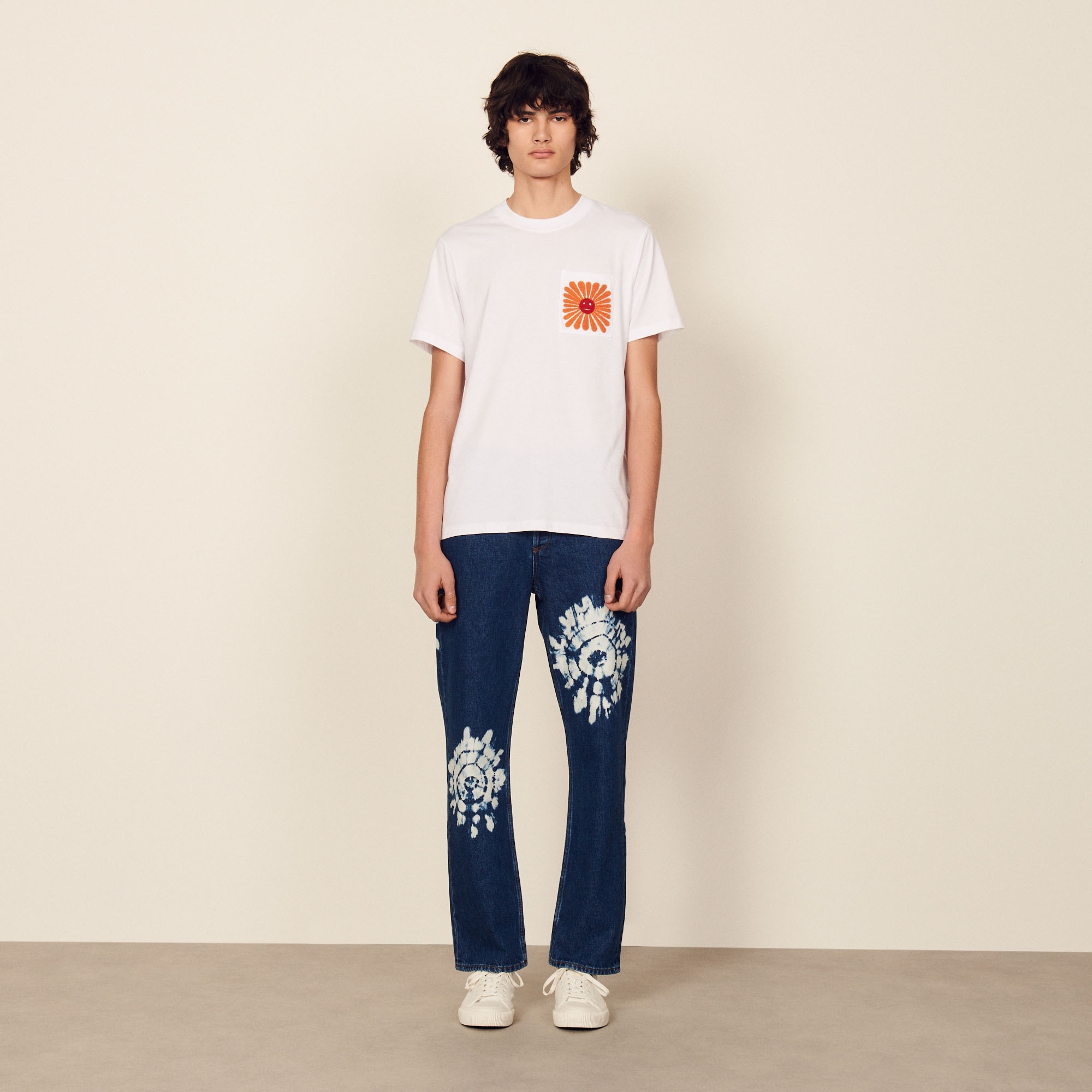 Organic cotton T-shirt with patch - 7