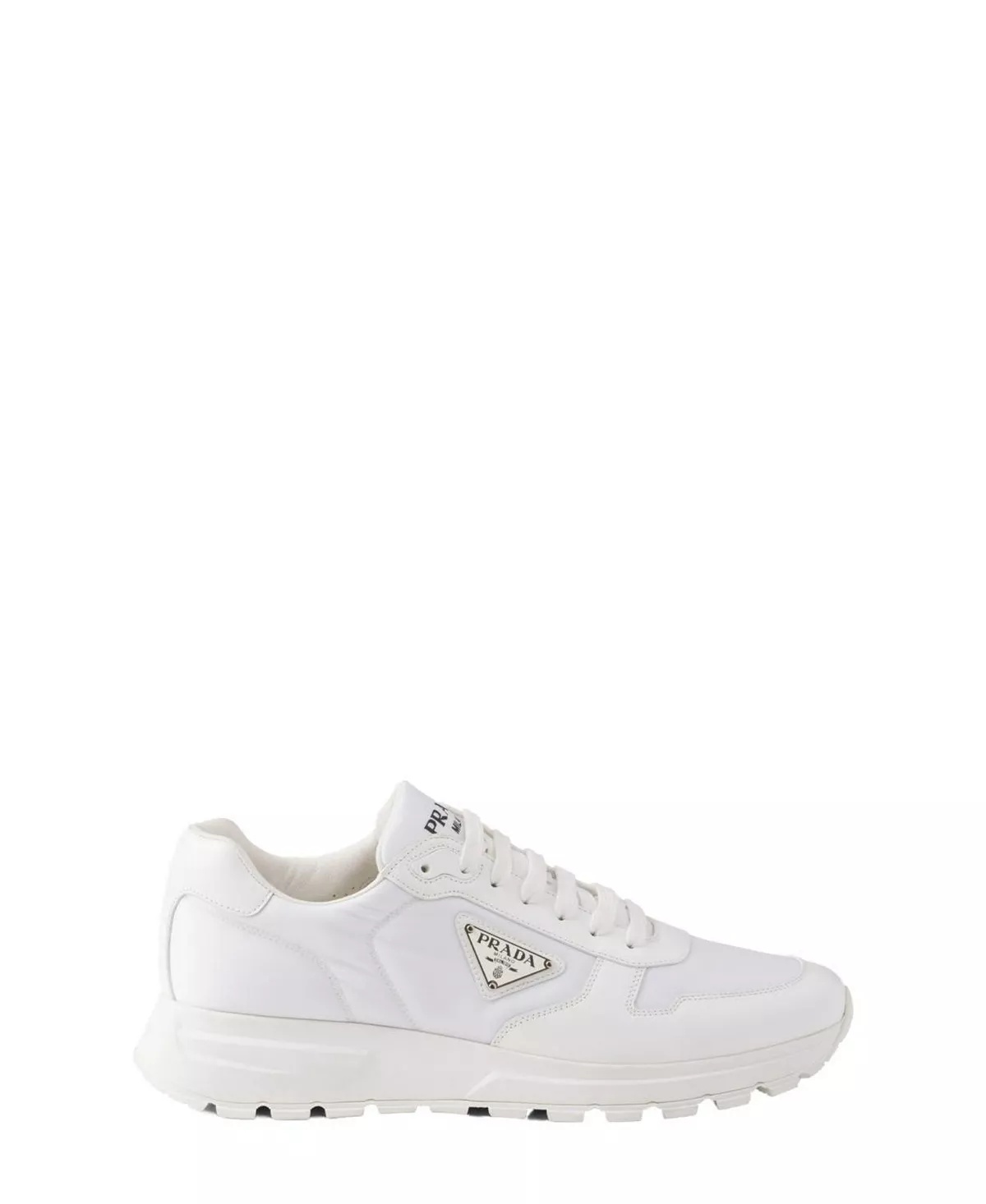 Men's Prax 01 Re-Nylon and Brushed Leather Sneakers - 4