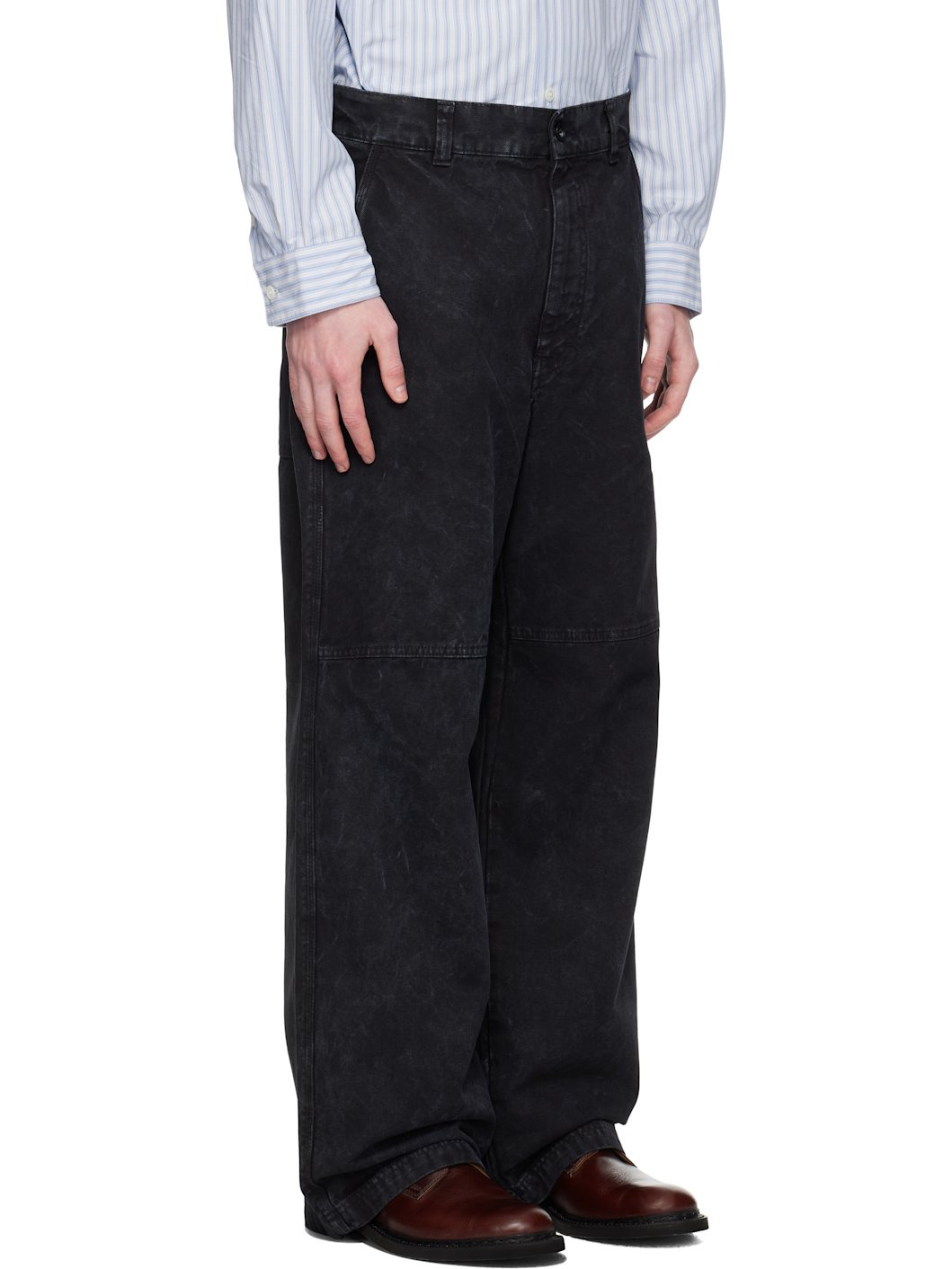 Black Workwear Trousers - 2