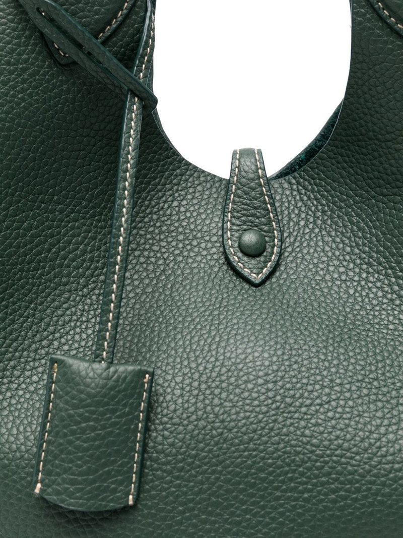 medium Shopper leather tote bag 4
