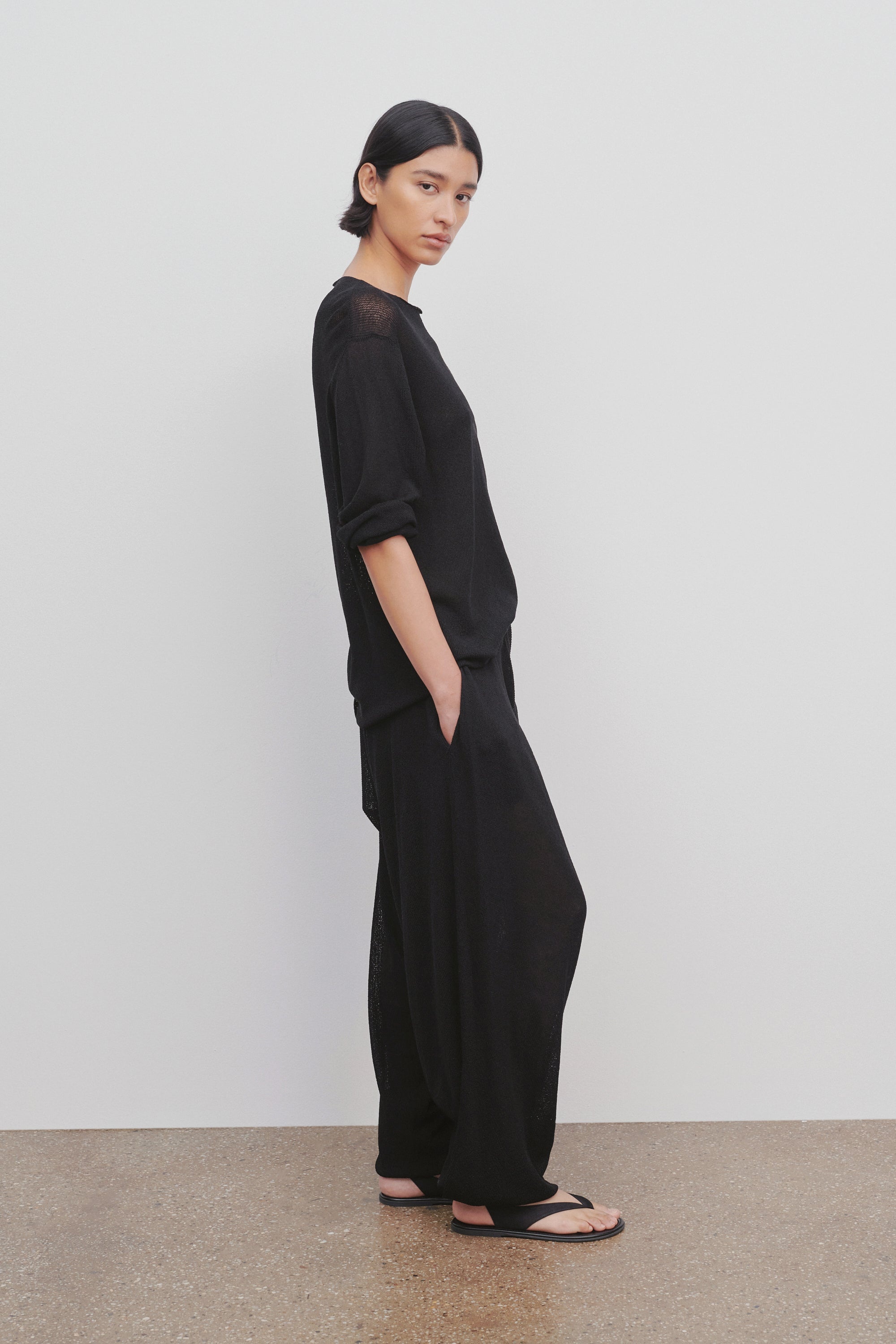 Ceylan Pant in Shiny Silk - 3