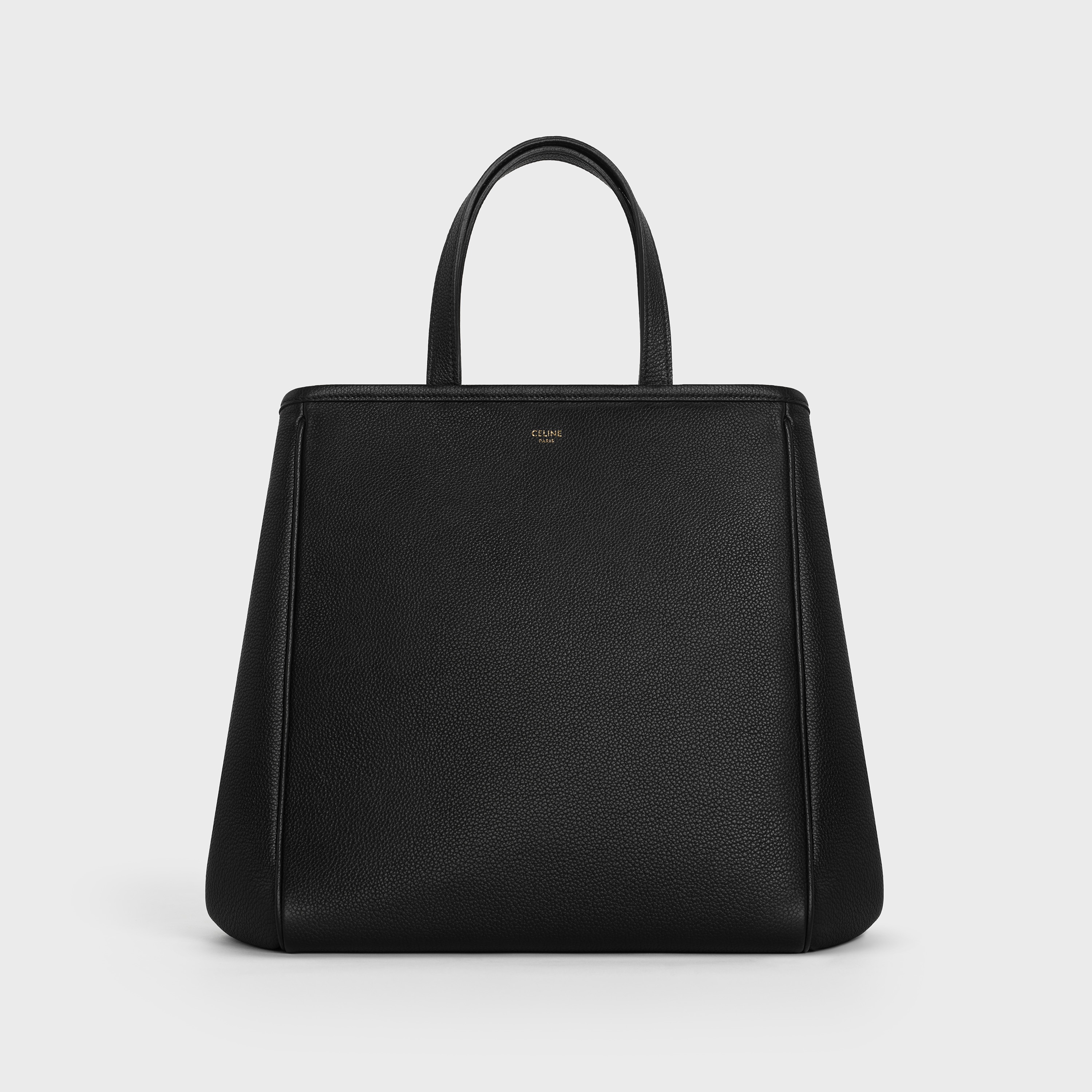 Small Folded Cabas in Grained Calfskin - 1