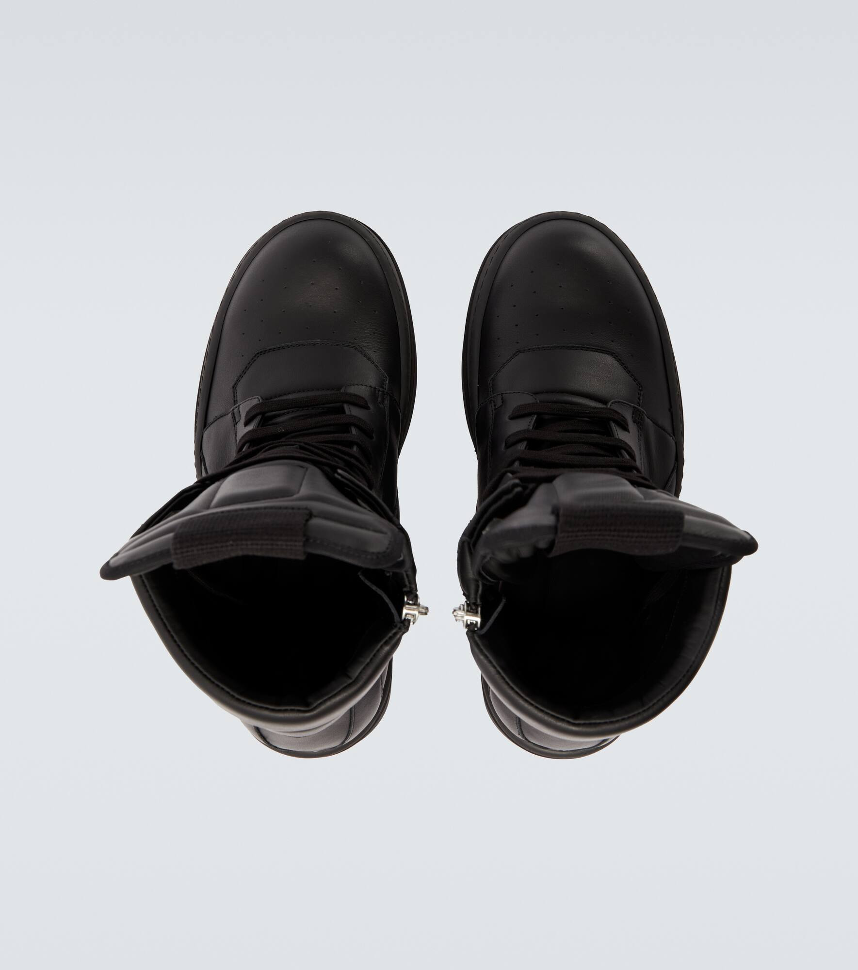 Mega Geobasket leather sneakers - 4