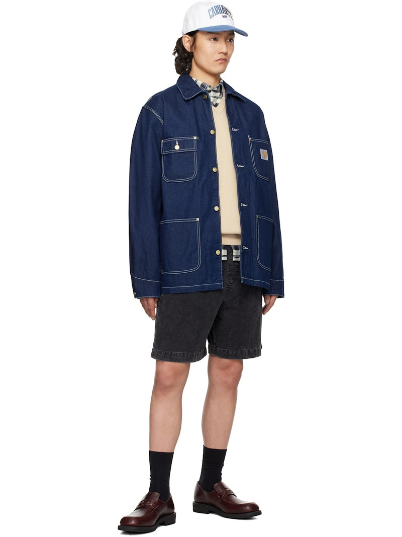 Carhartt Blue OG Chore Denim Jacket outlook