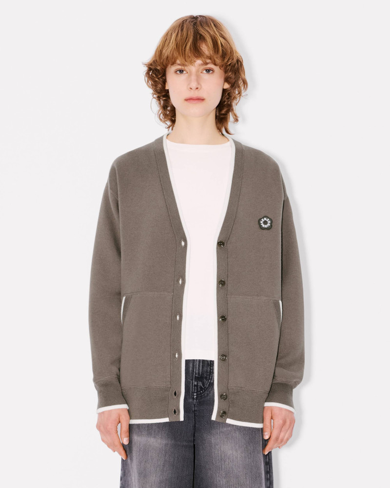 KENZO 'Boke Flower 2.0' embroidered cardigan in cotton and wool outlook