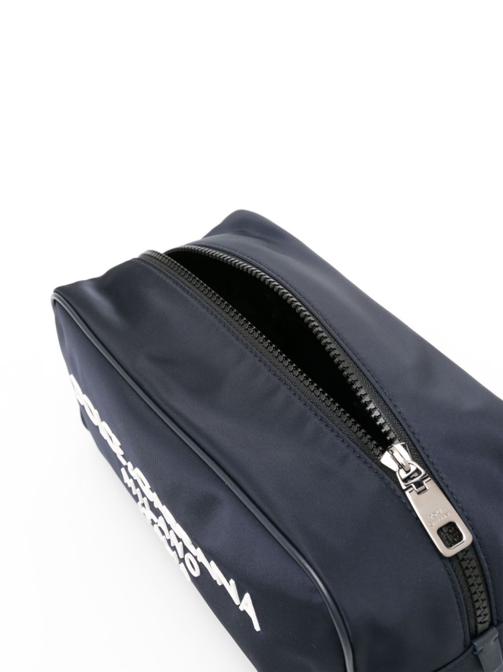 logo-lettering wash bag - 3