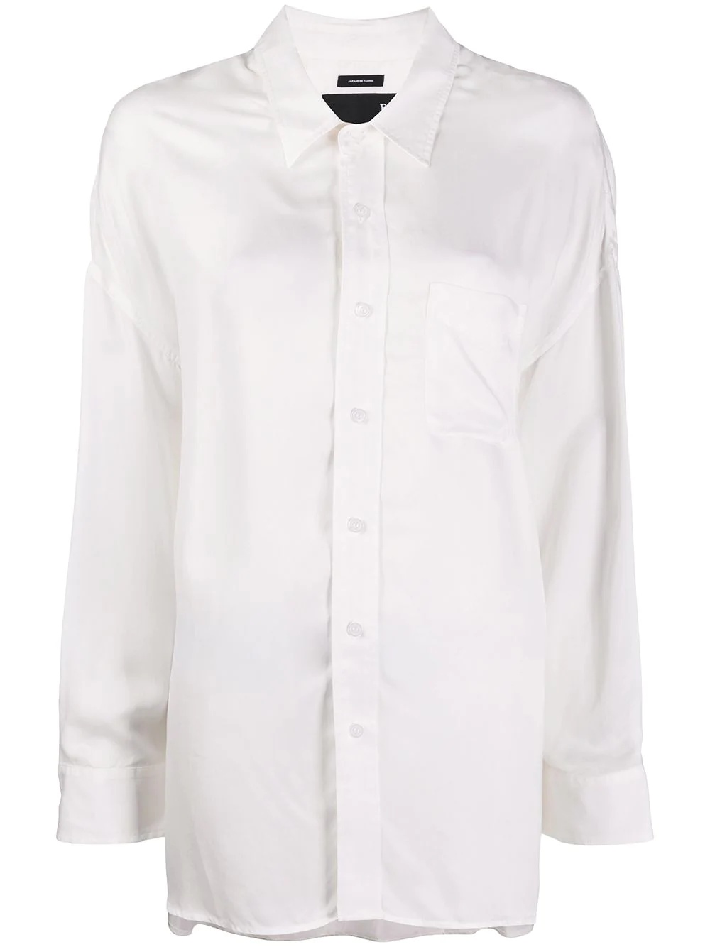 oversized-fit cotton shirt - 1