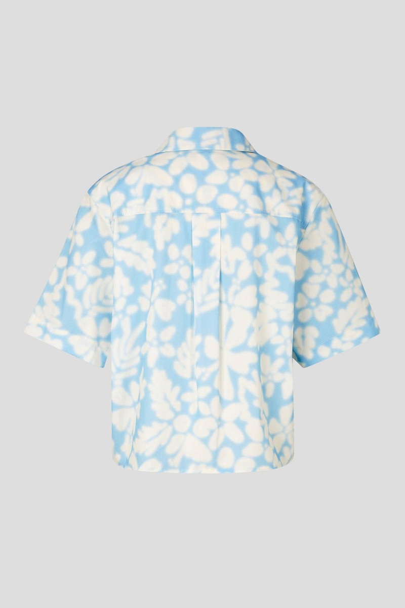 BOGNER TAMEA SHORT SHIRT BLOUSE IN LIGHT BLUE/OFF-WHITE outlook