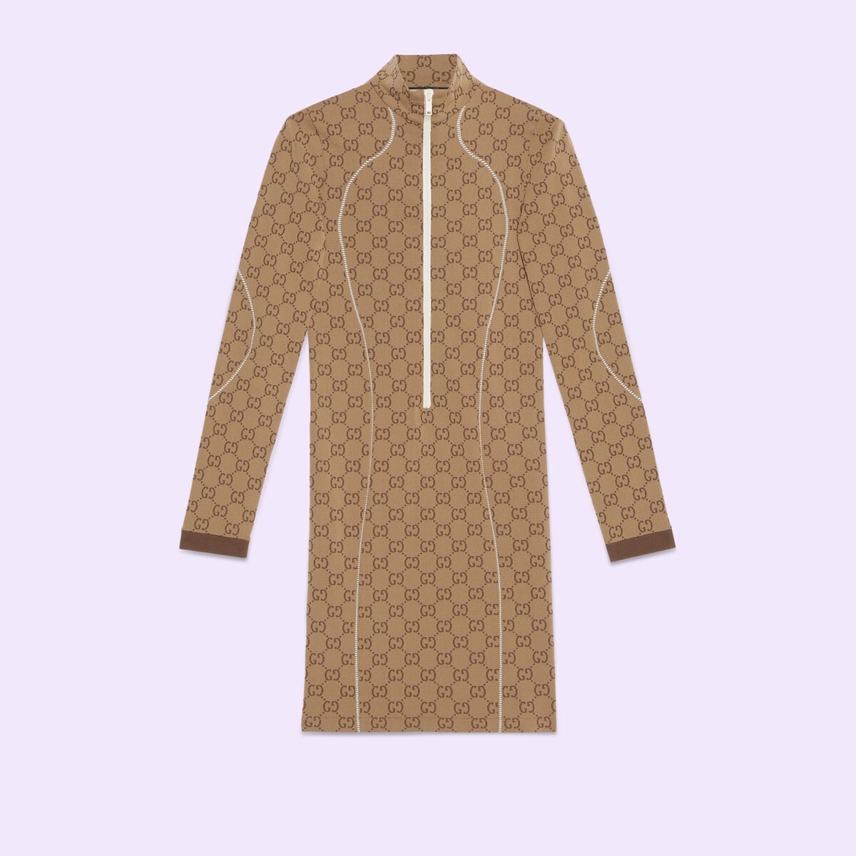 GG jersey jacquard dress - 1