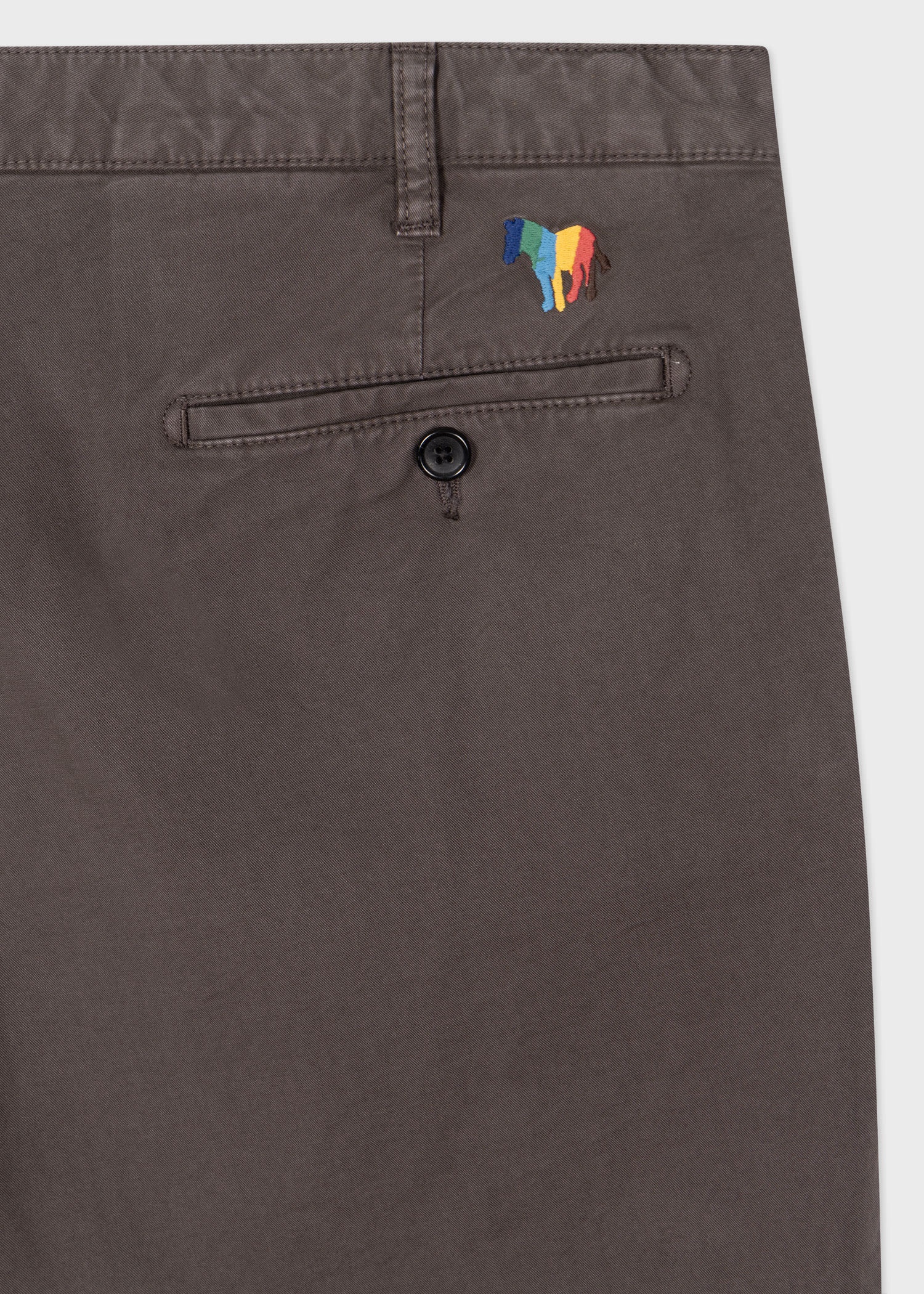 Cotton-Twill 'Broad Stripe Zebra' Shorts - 2
