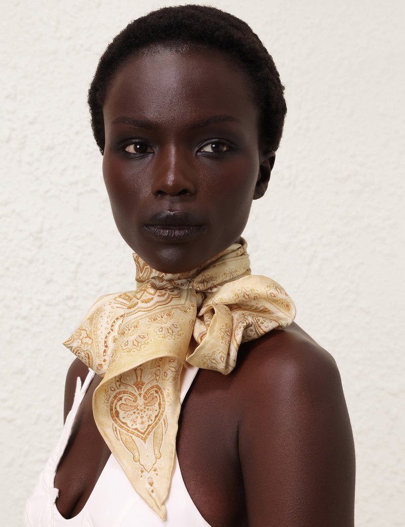 Zimmermann PRINTED SILK NECK SCARF outlook