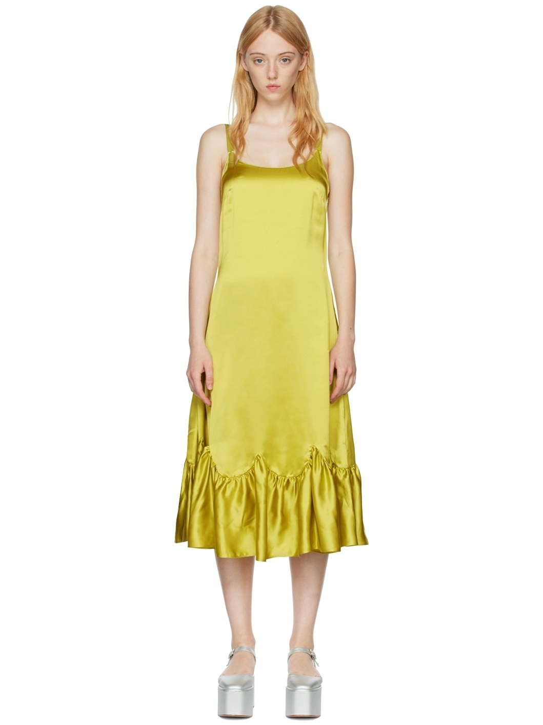 Green Viscose Dress - 1