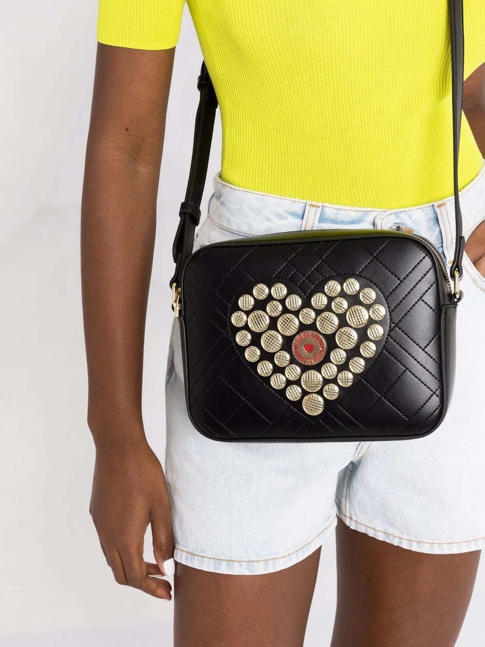 heart-embellished crossbody bag - 3