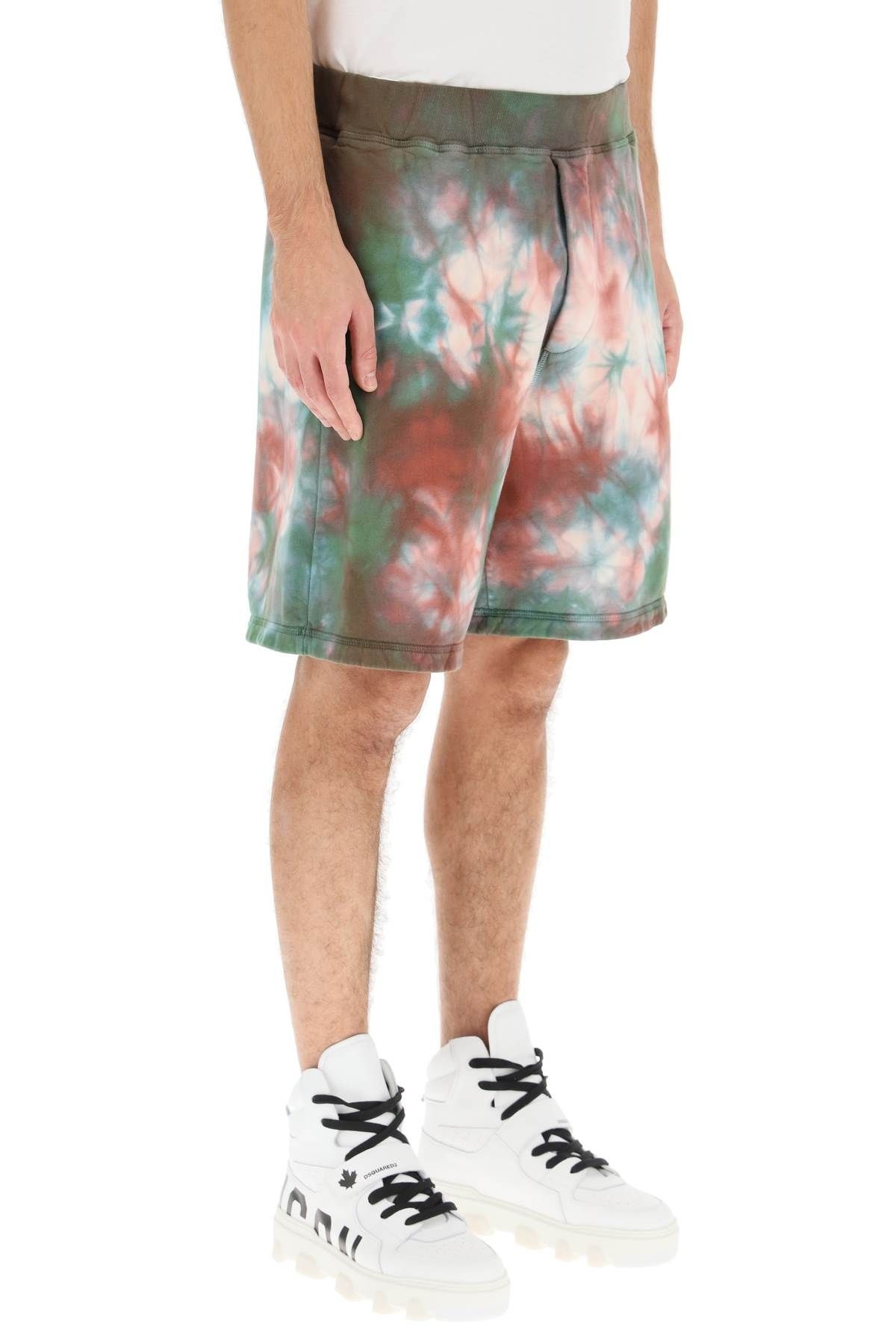 TIE-DYE SHORT SWEATPANTS - 3