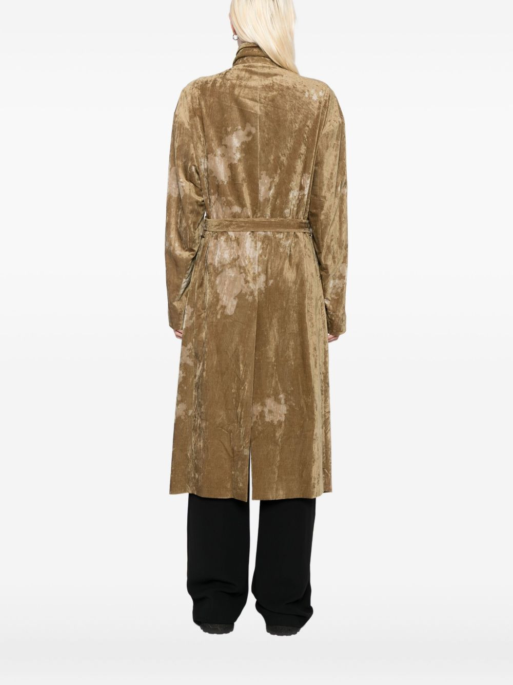 discharge-printed coat - 4