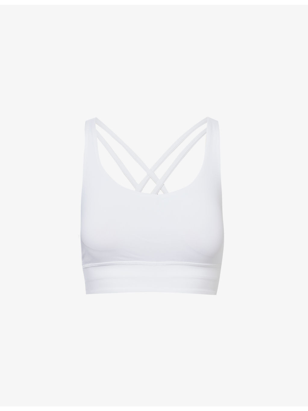 Energy Longline Cross-Back Stretch-Woven Bra - 1