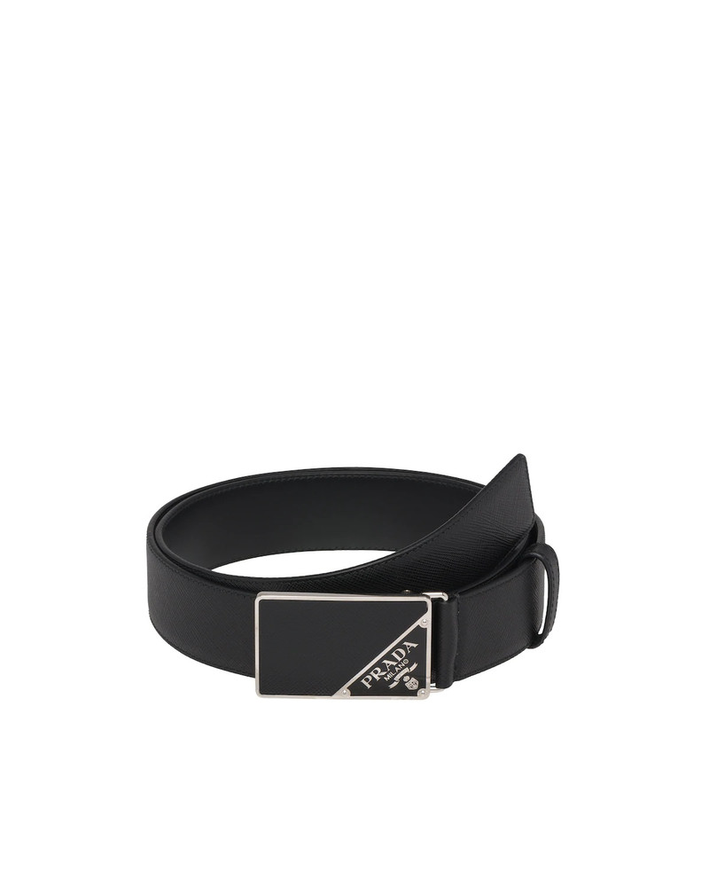 Saffiano Leather Belt 1