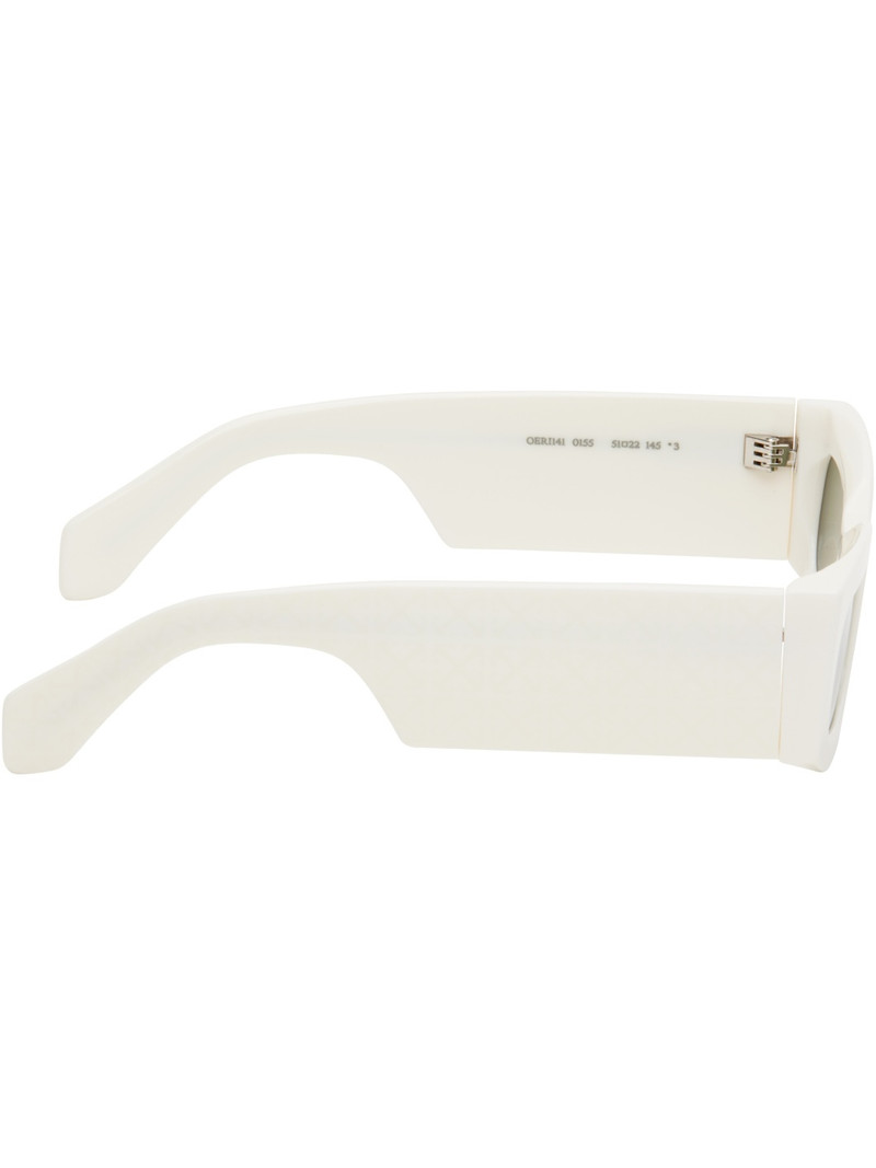 Off-White White & Green Cary Sunglasses outlook