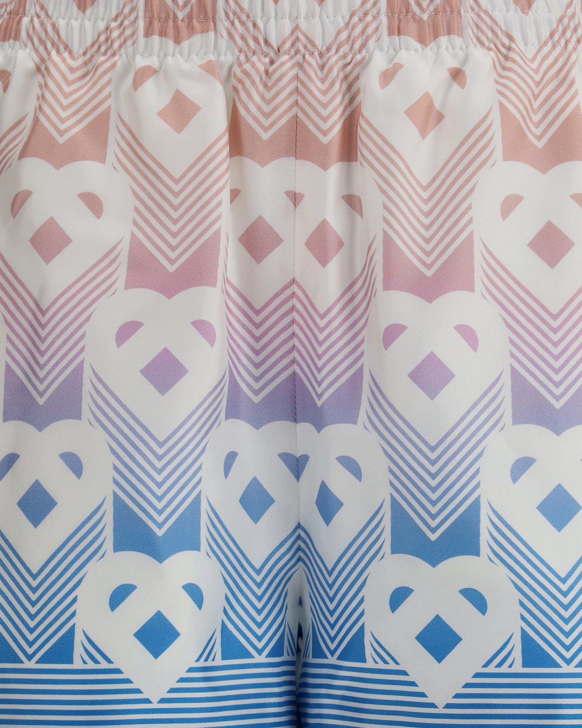 Gradient Heart Monogram Silk Shorts - 3