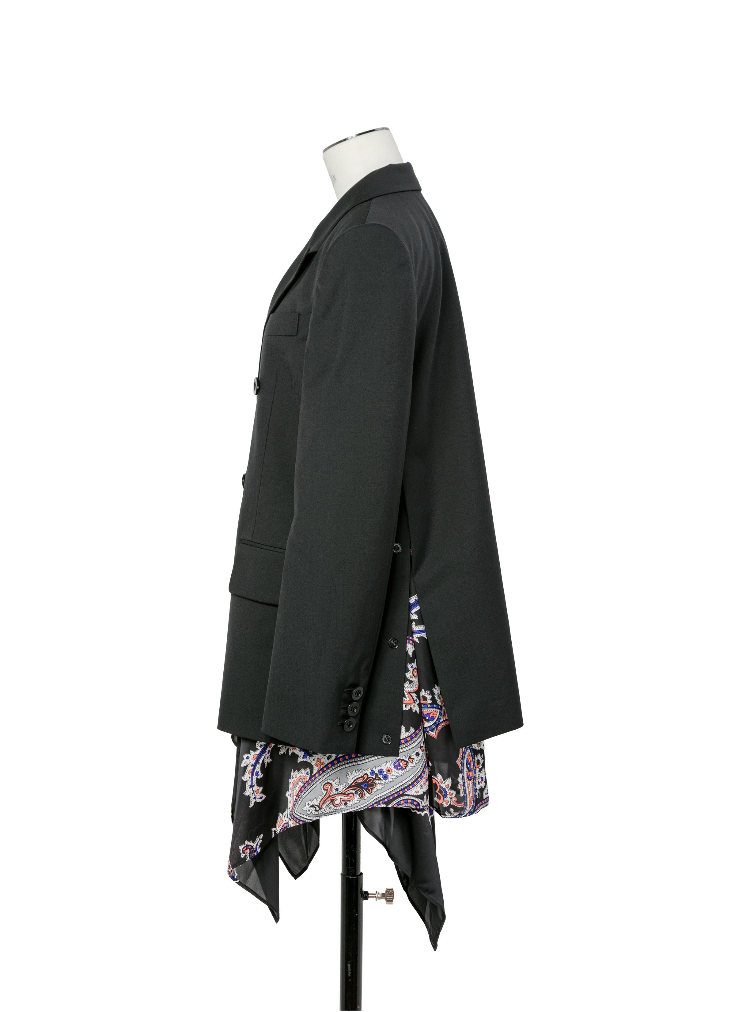 Suiting x Paisley Print Jacket - 4