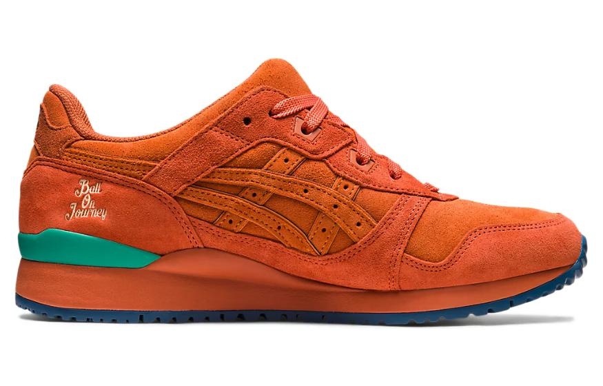 ASICS x Ballaholic Gel-Lyte III OG Sportswear Shoes 'Harvest Pumpkin Orange' 1201A941-800 - 2