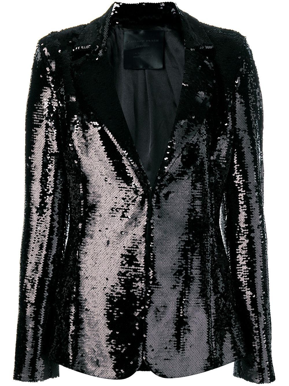 sequin embellished blazer - 1