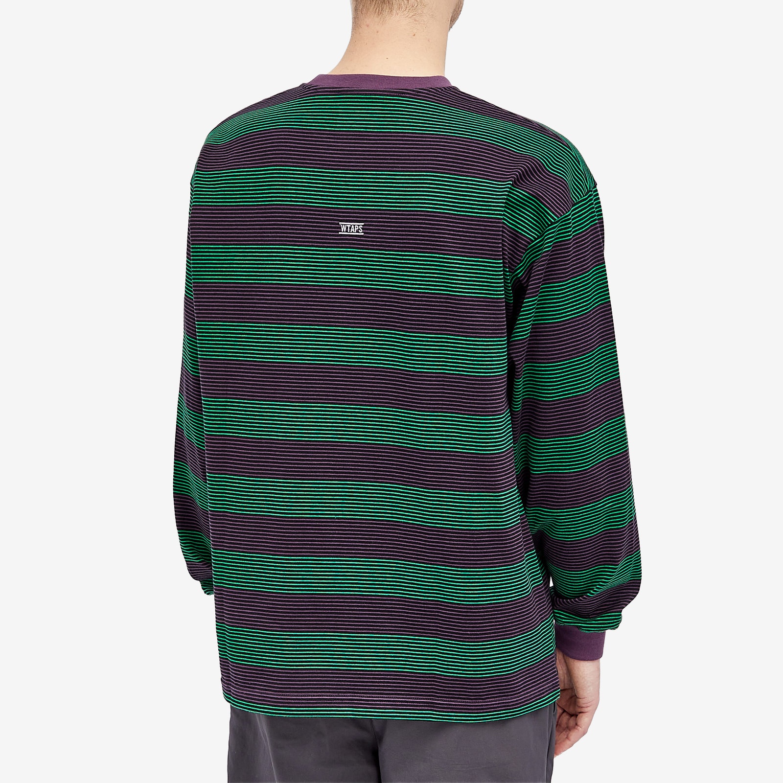 WTAPS Long Sleeve 15 Stripe T-Shirt - 3