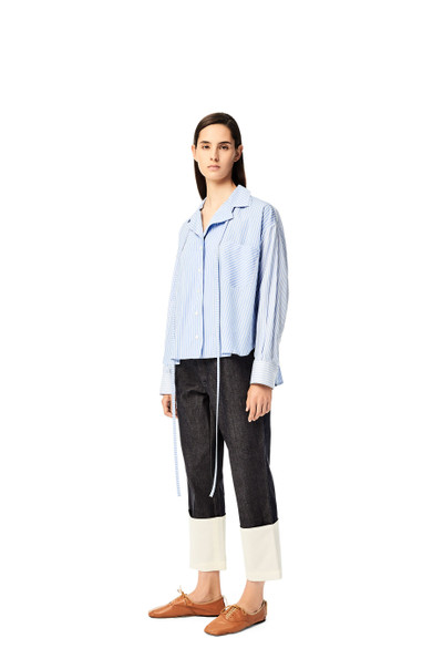 Loewe Pyjama blouse in striped cotton outlook