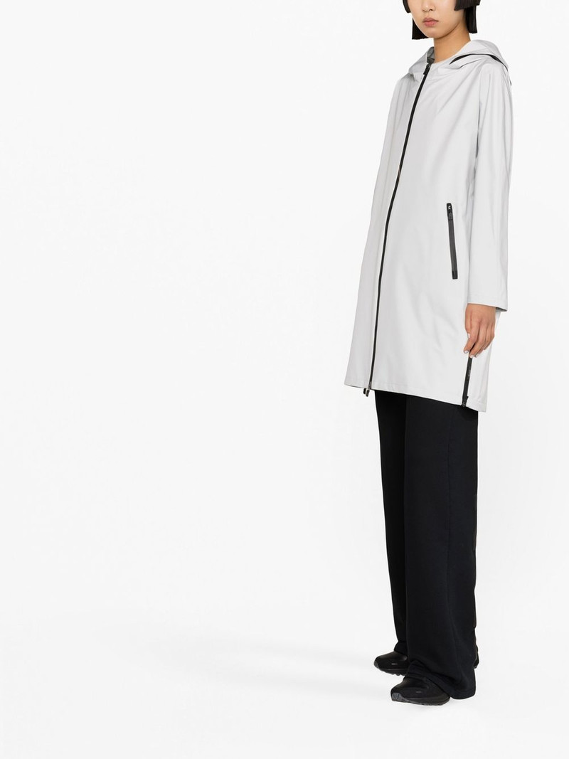 hooded zip-fastening coat 3