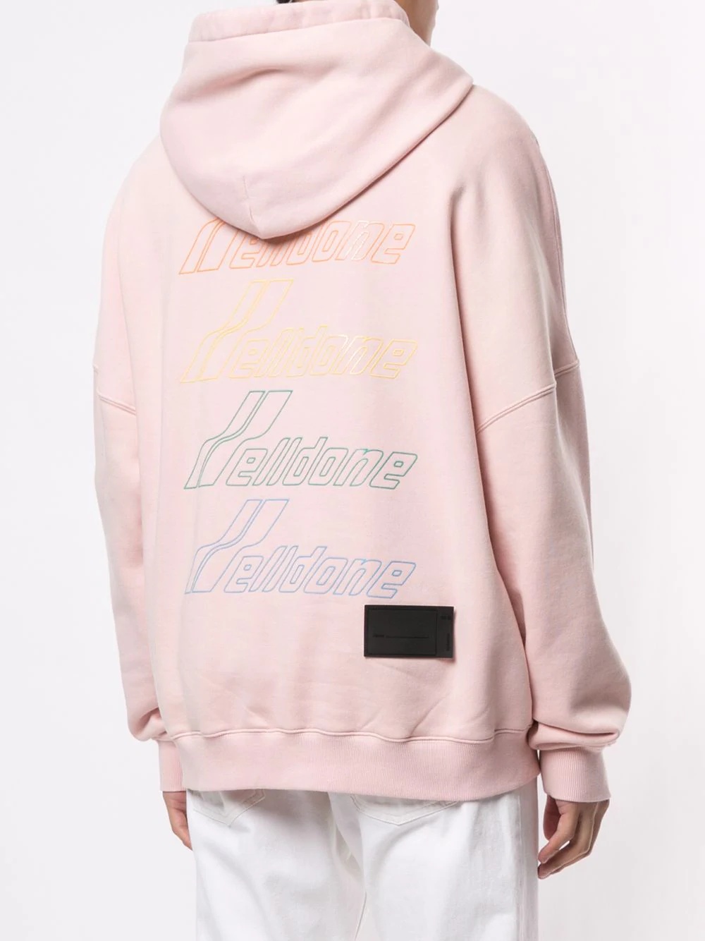 logo print hoodie - 5