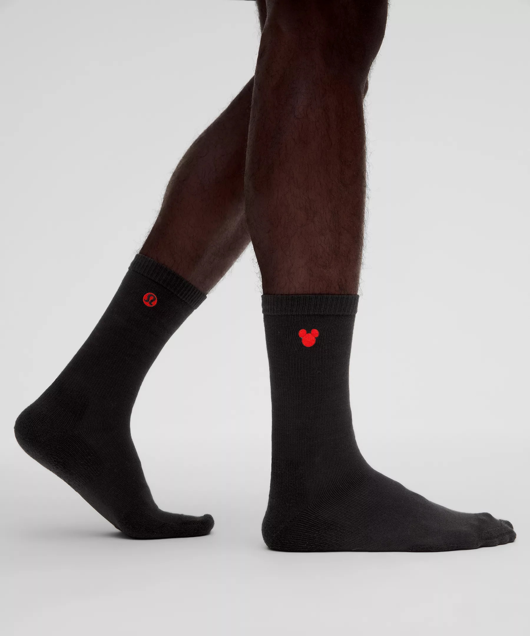 Disney x lululemon *Men's Daily Stride Comfort Crew Socks 3 Pack - 3