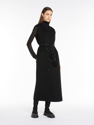 Max Mara PLAVA Wool and cashmere long gilet outlook