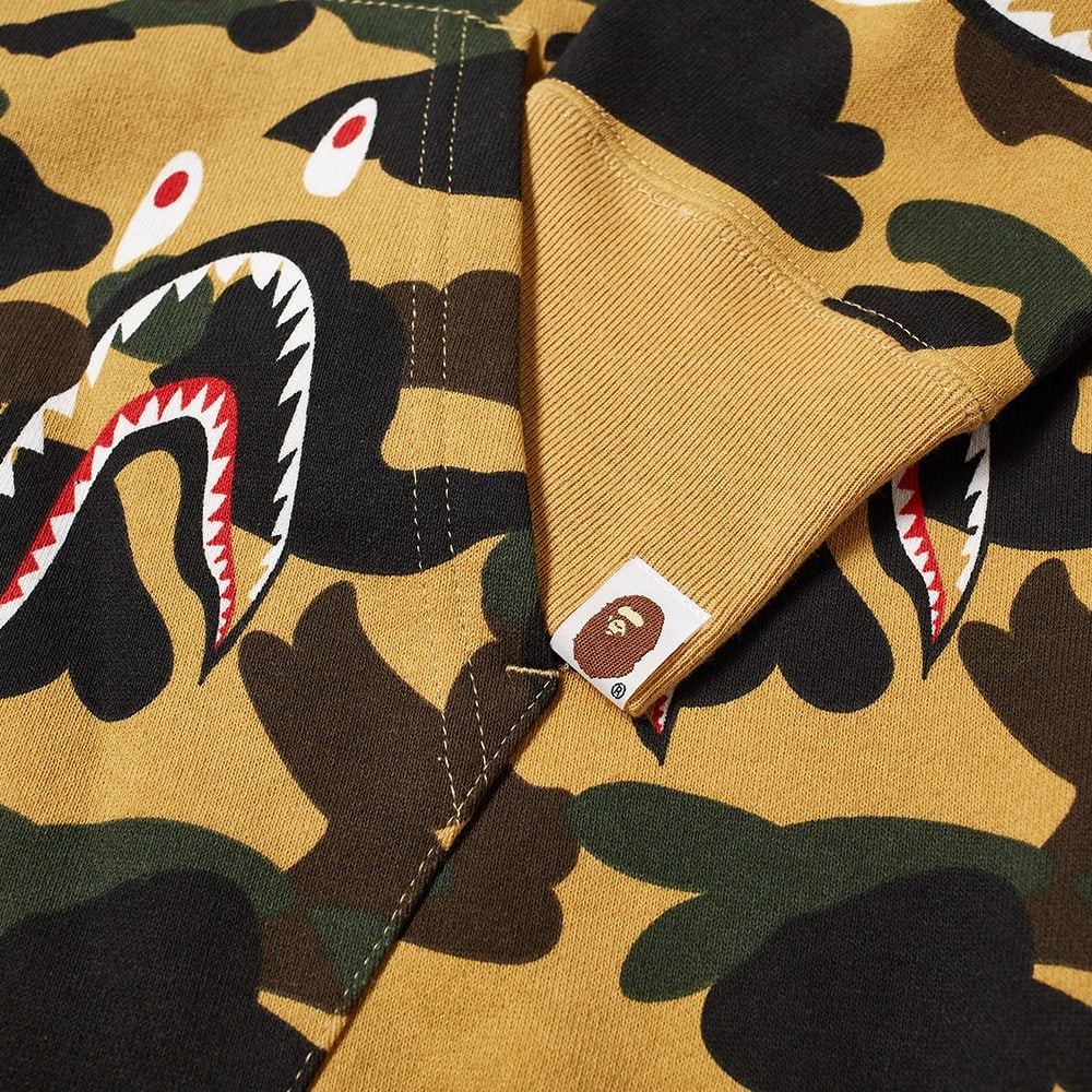 A Bathing Ape Shark 1St Camo Shark Relaxed Zip Hoody - 3