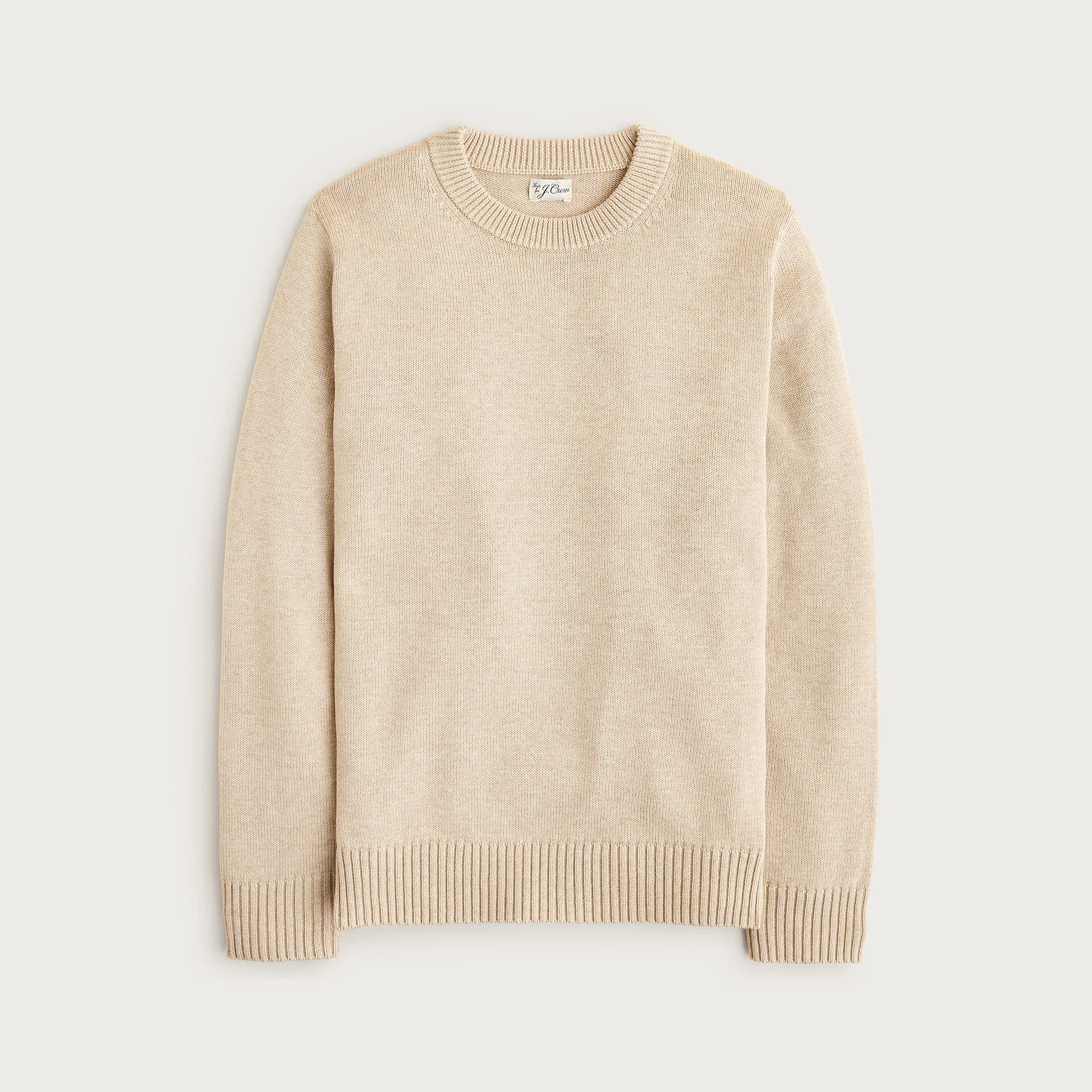 Heritage cotton crewneck sweater - 1