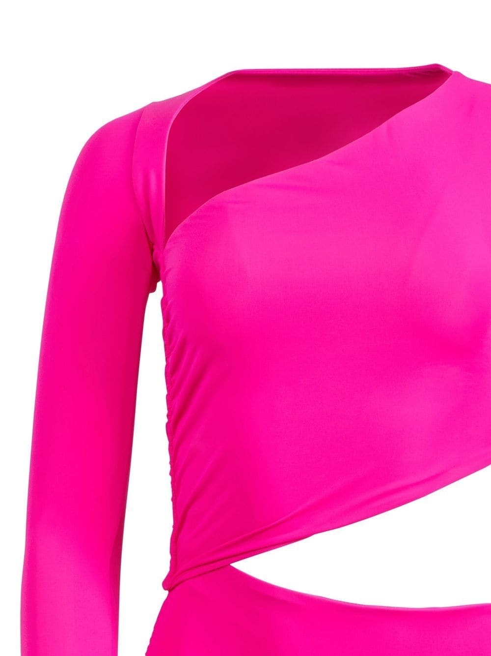 asymmetric wrapstyle bodysuit - 2