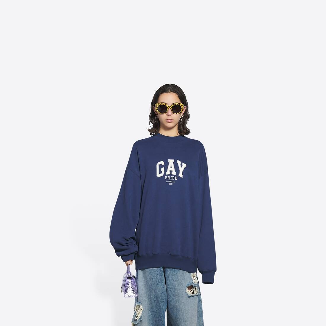 Pride Crewneck in Blue - 3