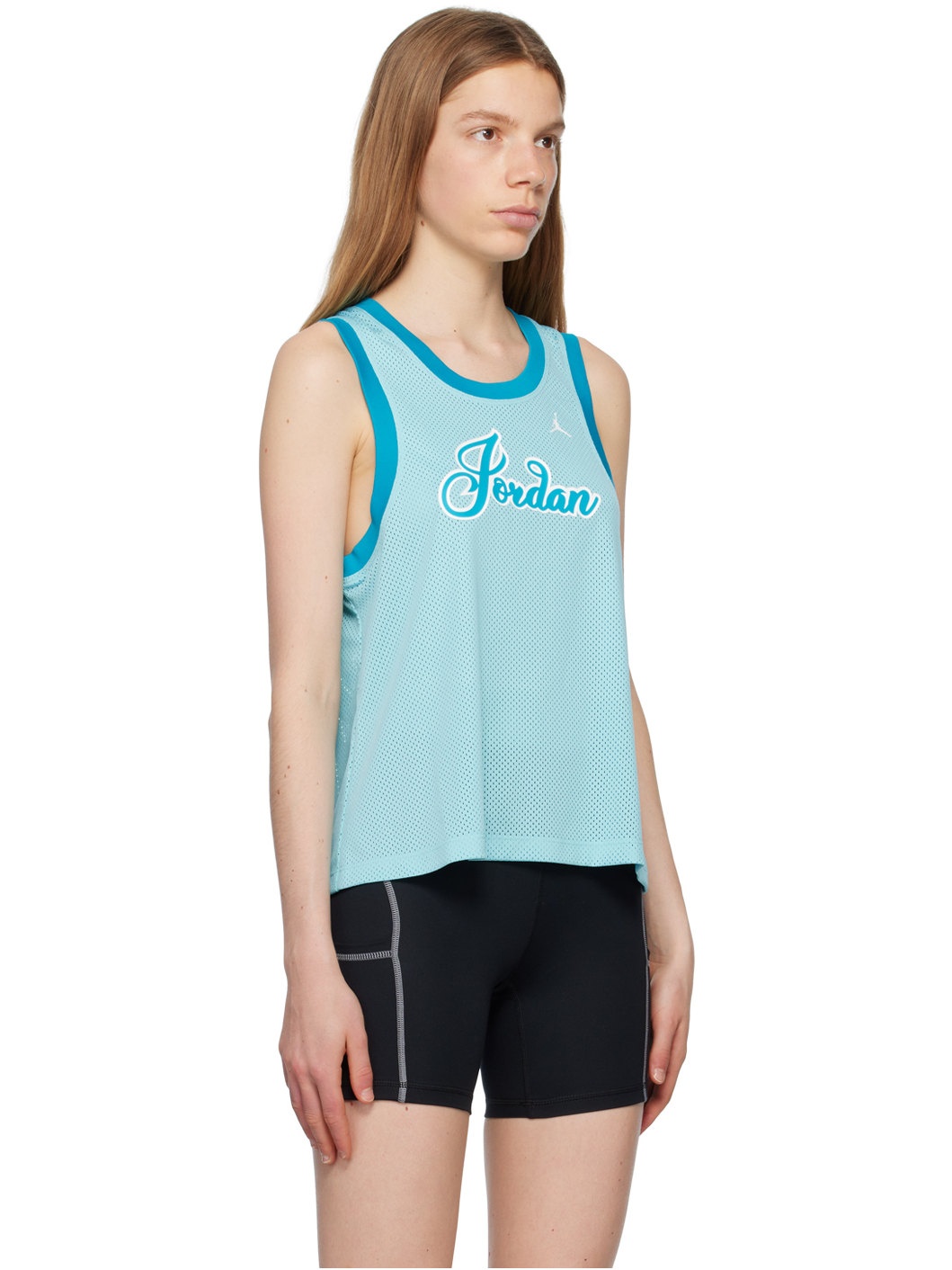 Blue Bonded Tank Top - 2