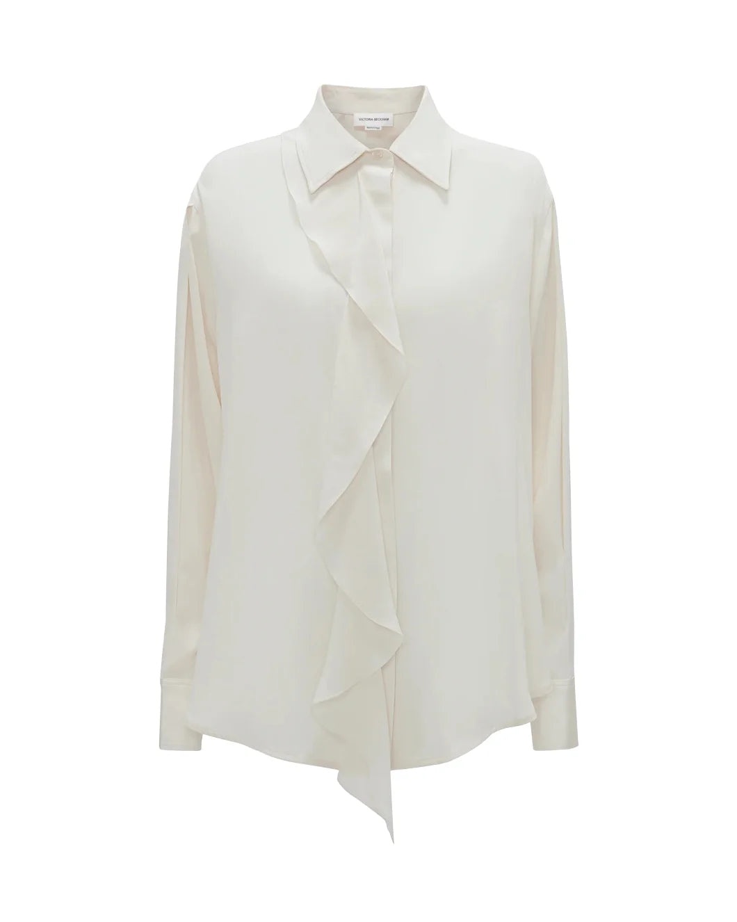 ASYMMETRIC RUFFLE BLOUSE - 1