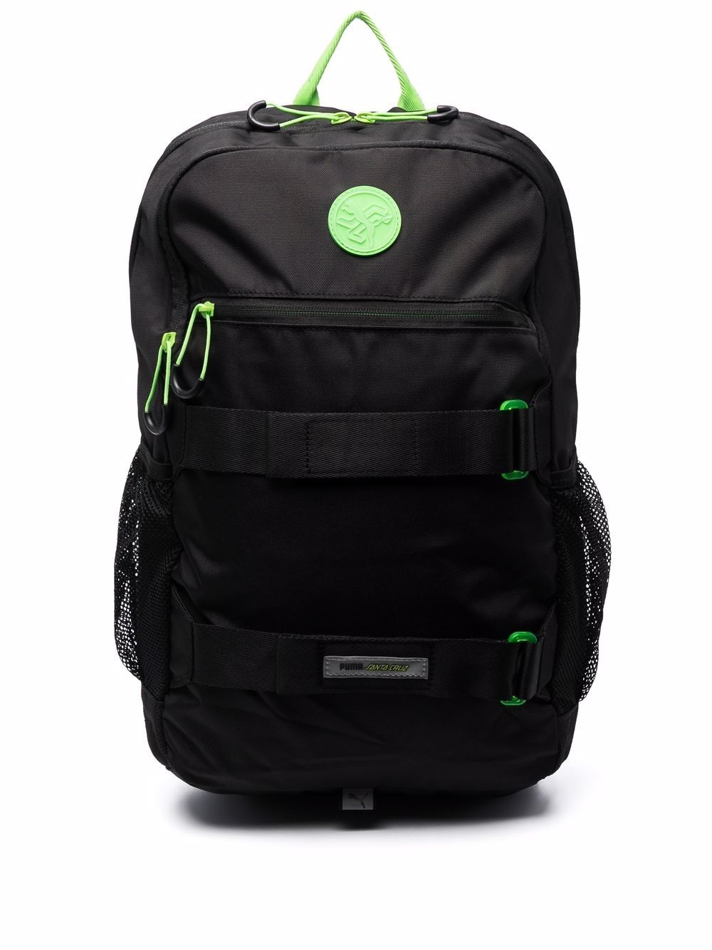 logo-patch pocket-front backpack - 1