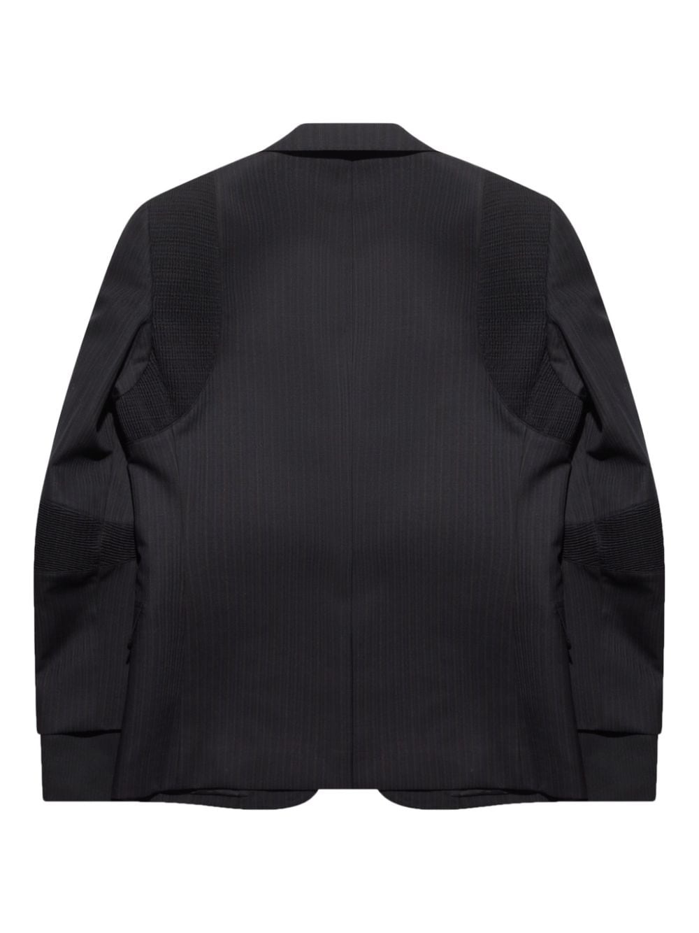 notched-lapels wool blazer - 2
