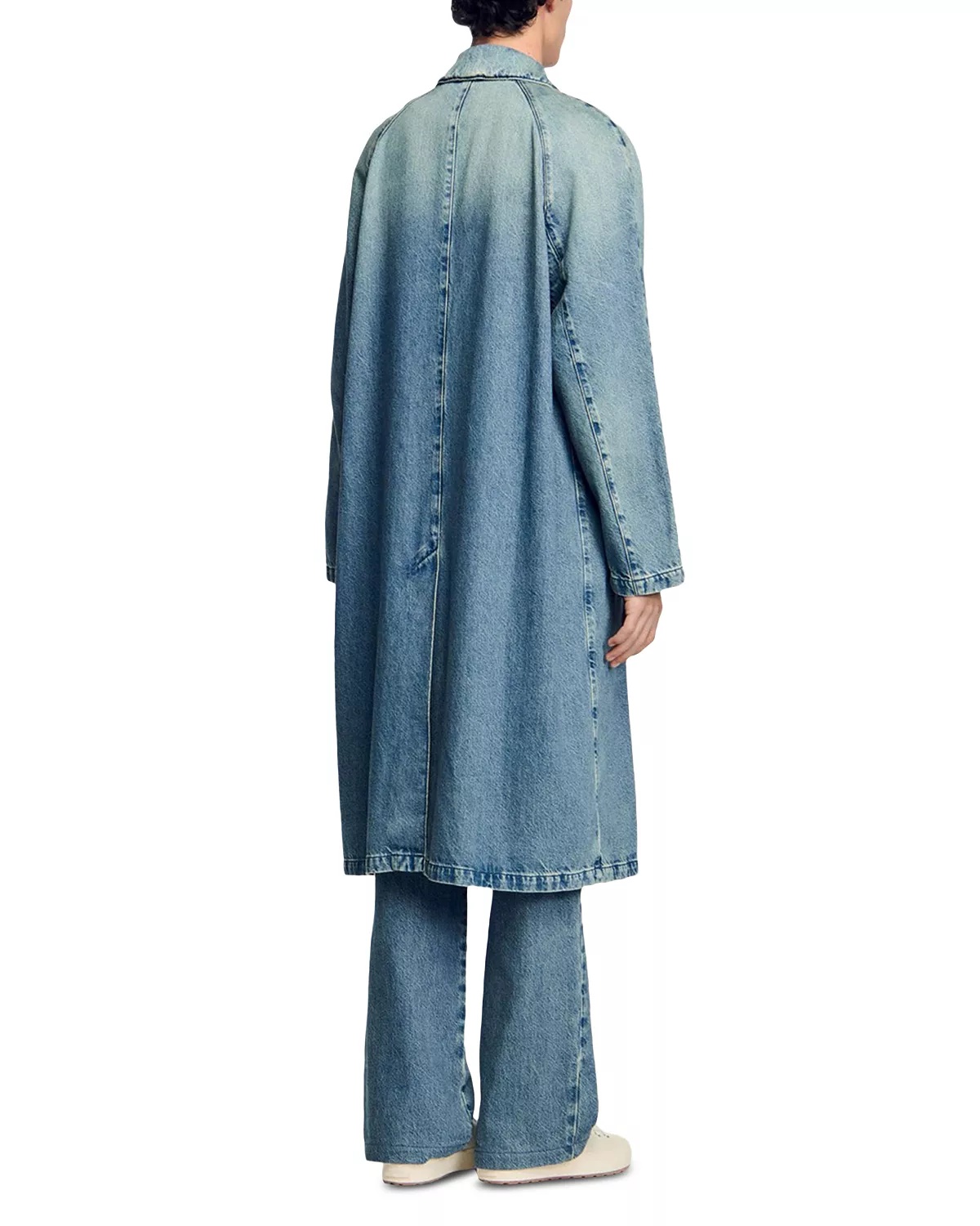 Long Denim Coat - 3