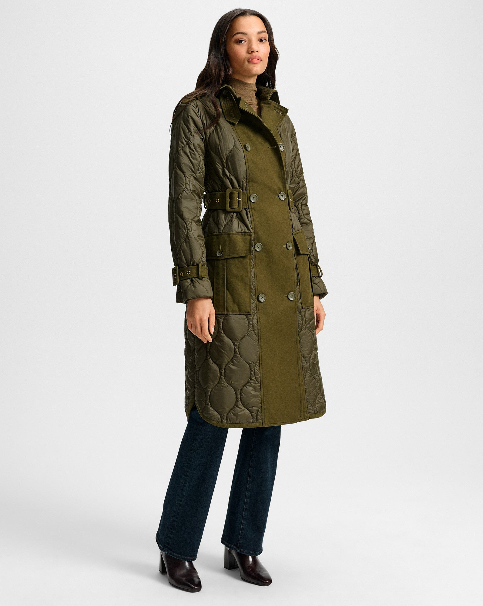 NEWBERRY PUFFER TRENCH COAT - 3