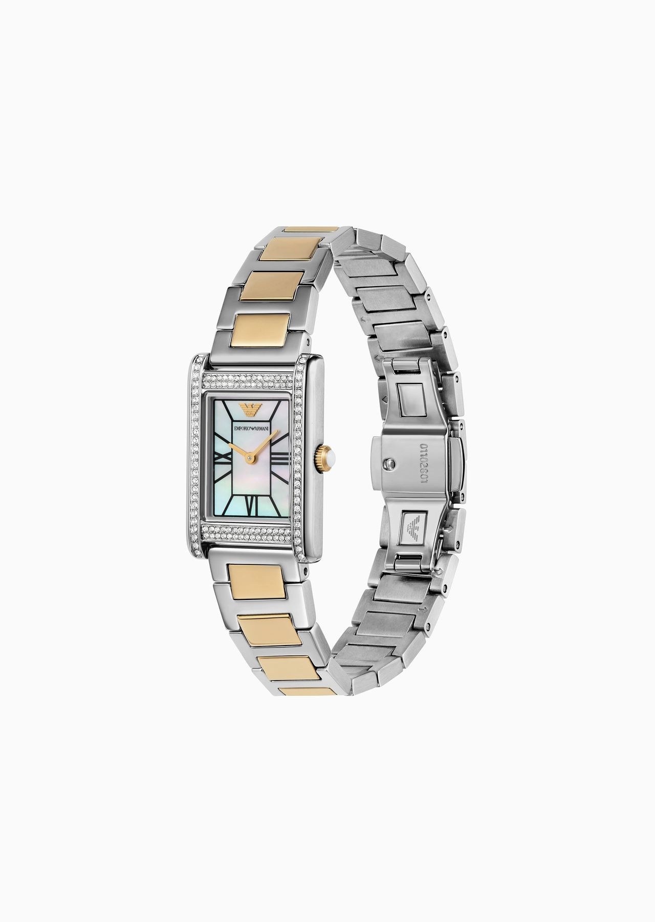Two-Hand Two-Tone Stainless Steel Watch - 2