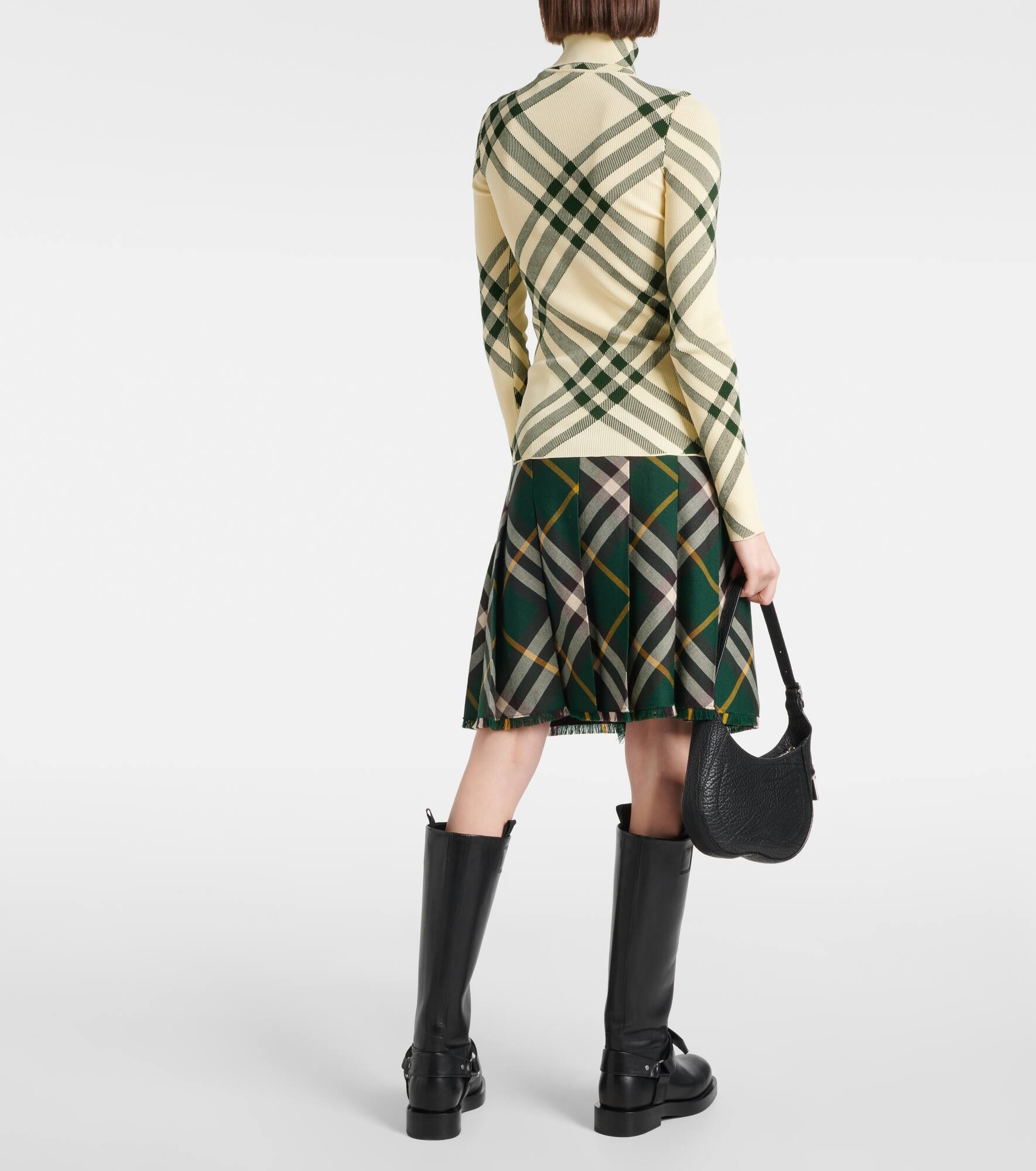 Burberry Check turtleneck sweater - 3