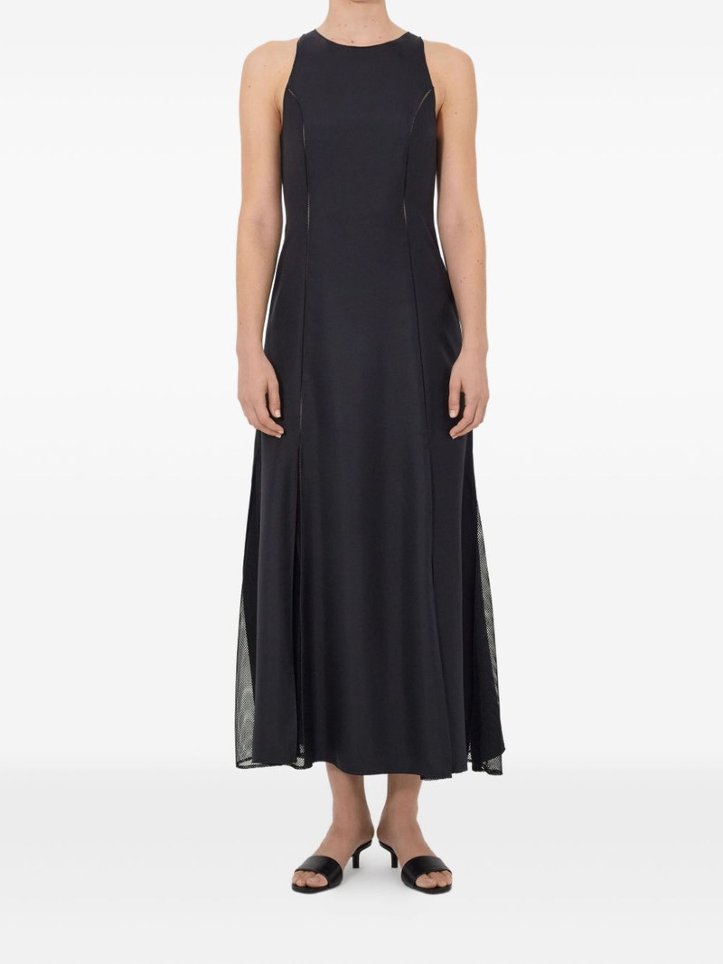 Loulou de Saison Iraka lace-stitching midi dress outlook