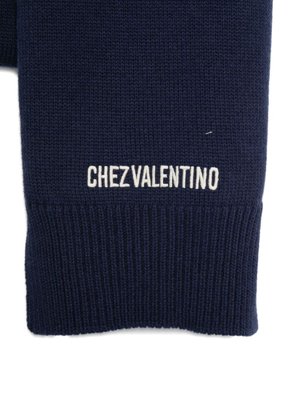 embroidery-logo scarf - 2