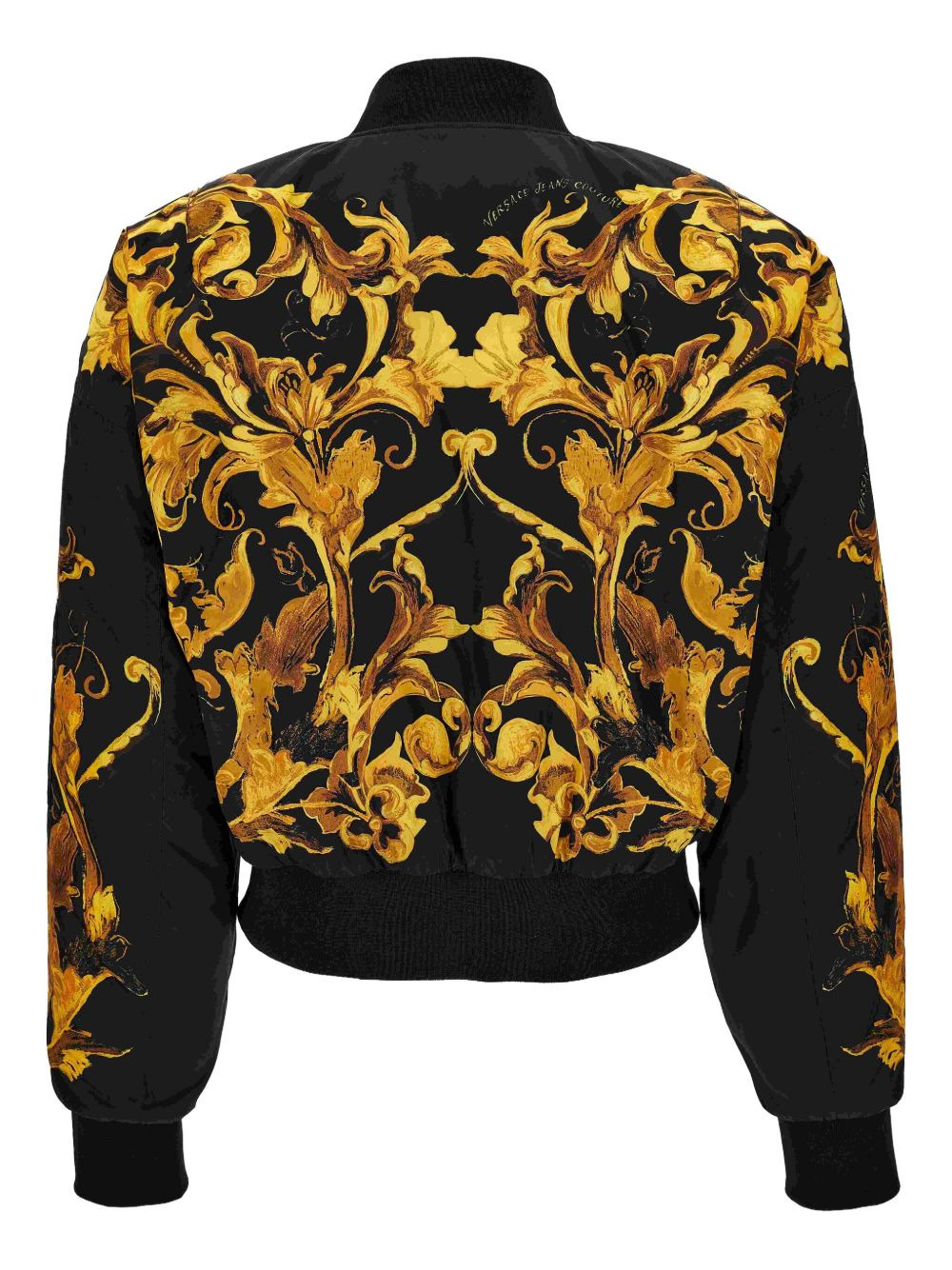 baroque-print bomber jacket - 3