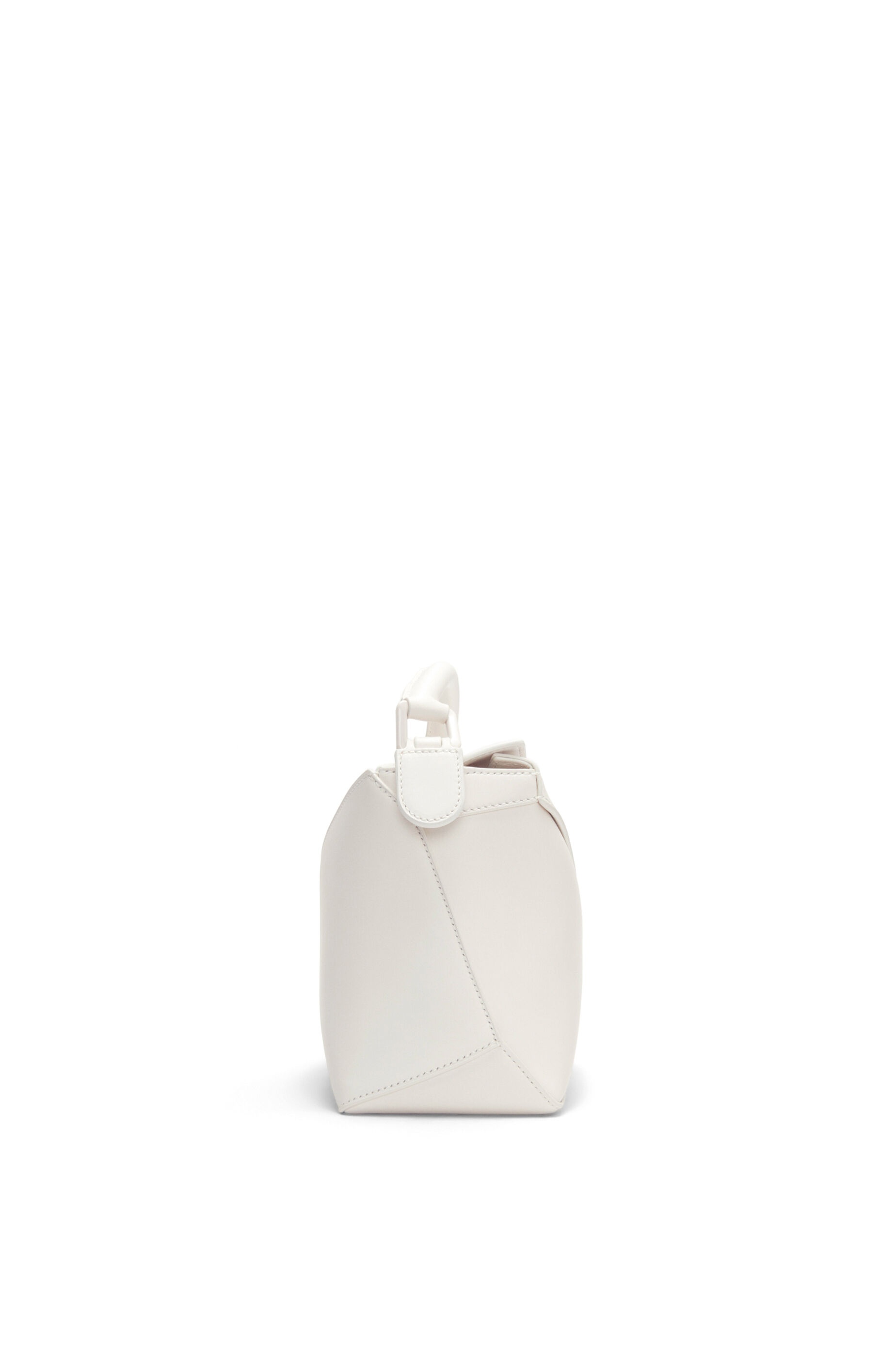 ☆LOEWE☆ Small PUZZLE EDGE 2wayバッグ WHITE GLAZE♪ Small Puzzle Edge bag in soft grained calfskin Grey - LOEWE